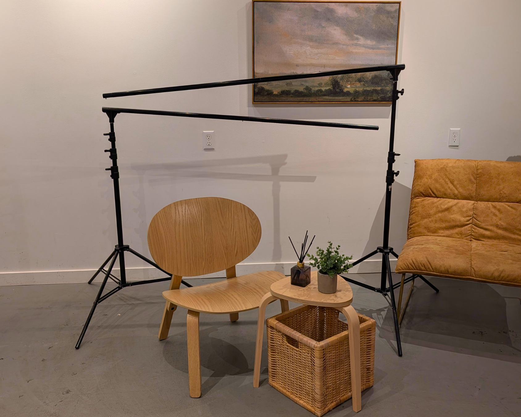Fabric or Paper Backdrop Stand